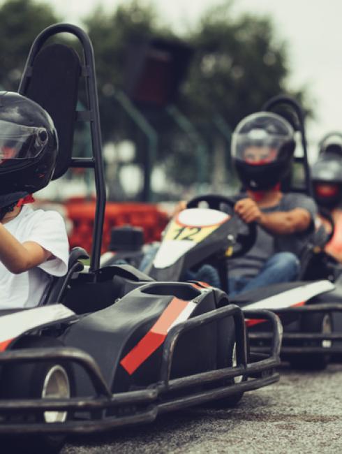 sortie kart avec le Chèque-Vacances connect