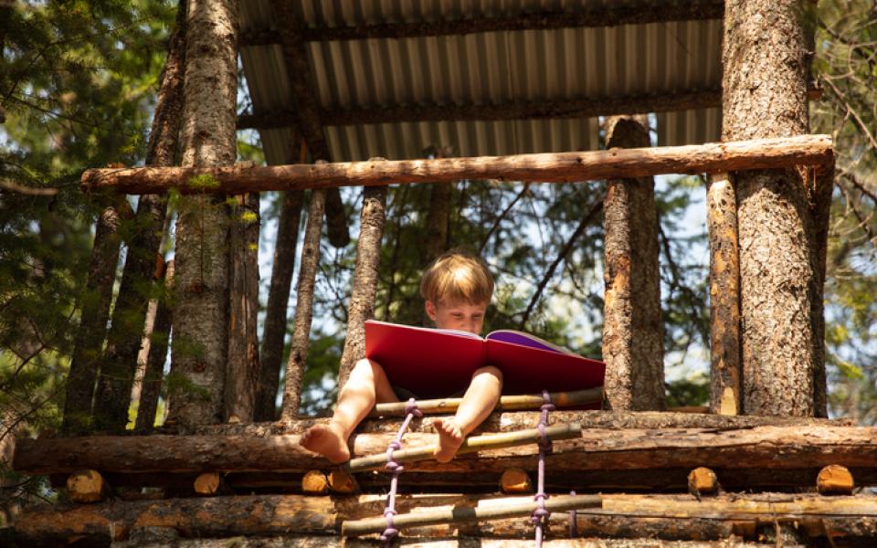 Dans une cabane perchée en Dordogne