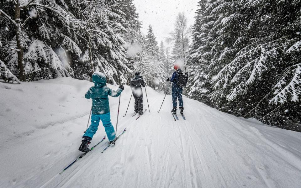 cours de ski noel montagne ancv