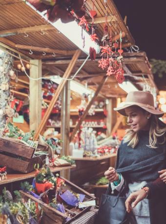 marché de noel en famille