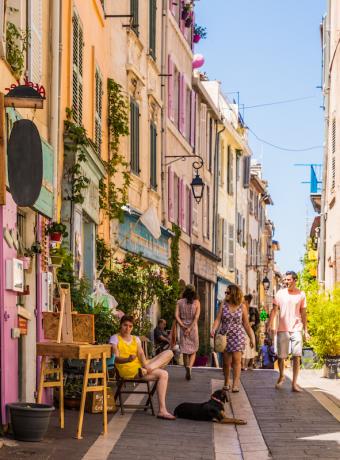 le pied panier quartier à visiter Marseille